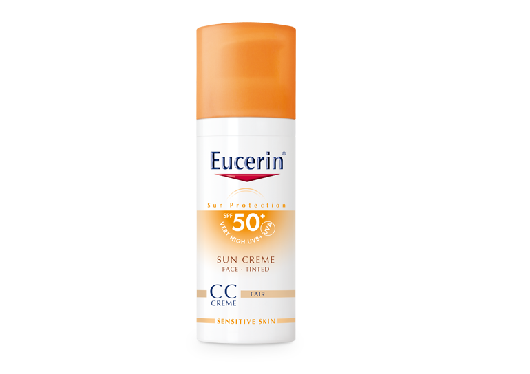 eucerin sun creme tinted spf cc fair protection